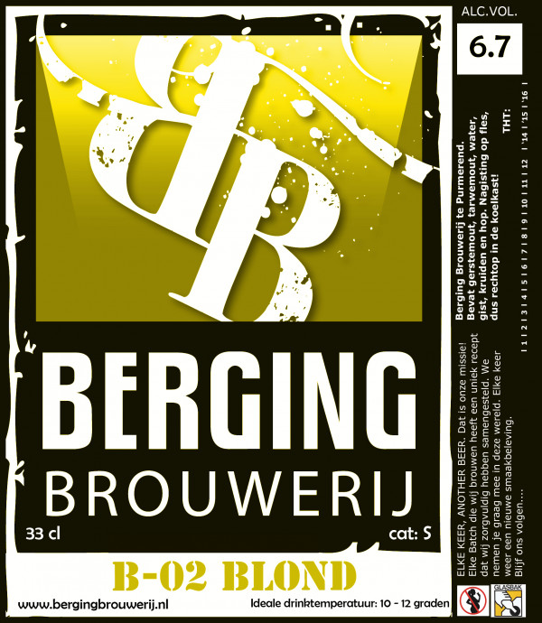 Berging Brouwerij B-02 | Blond