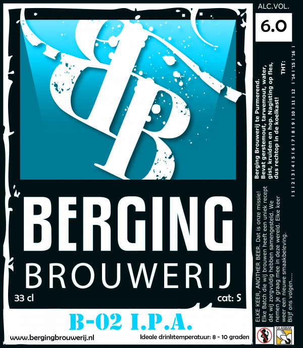 Berging Brouwerij B-02 | IPA