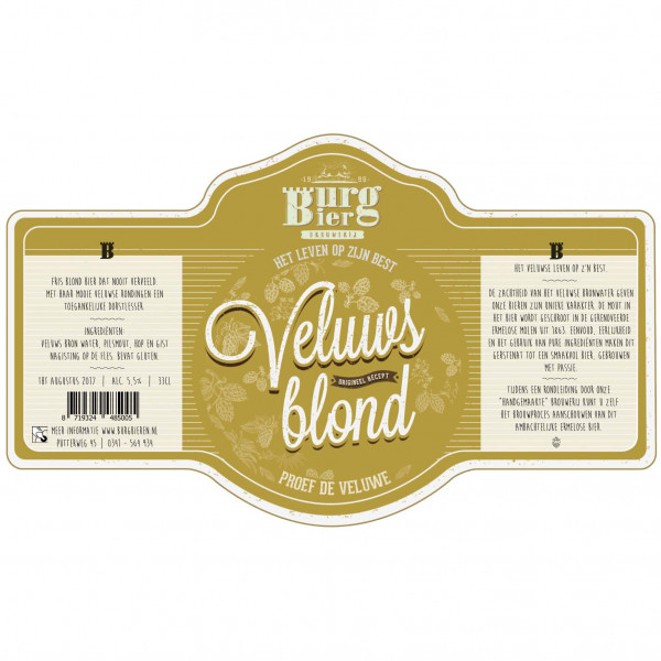Burg Bier Brouwerij Veluws Blond