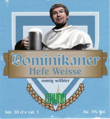 Groningse Bierbrouwerij Dominikaner Hefe Weisse