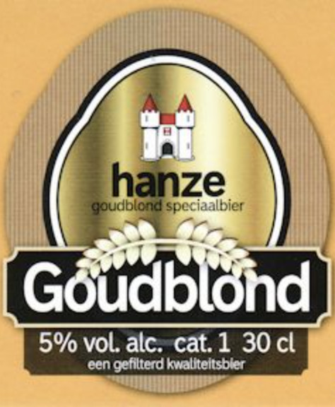 Groningse Bierbrouwerij Hanze Goudblond