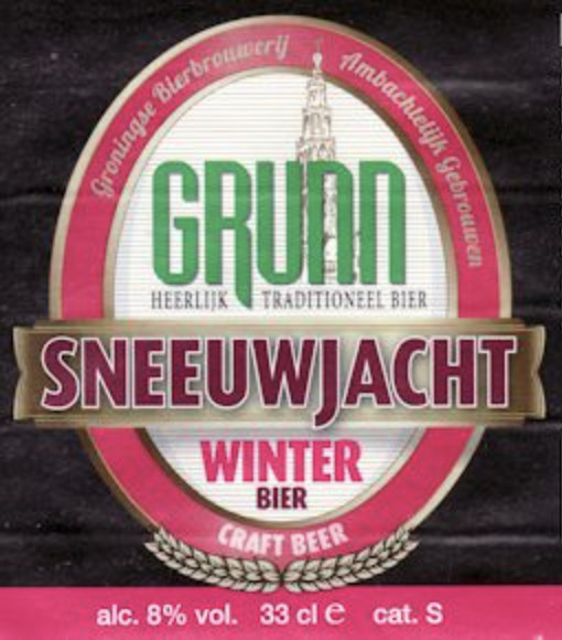 Groningse Bierbrouwerij Grunn Sneeuwjacht