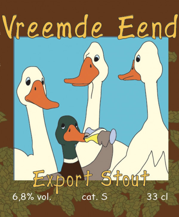 De Gulzige Gans Vreemde Eend Export Stout