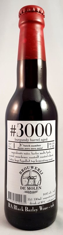 Brouwerij De Molen #3000 Burgundy Barrel Aged
