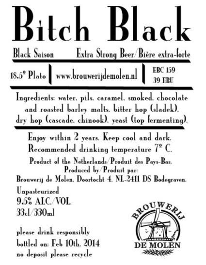 Brouwerij De Molen Bitch Black