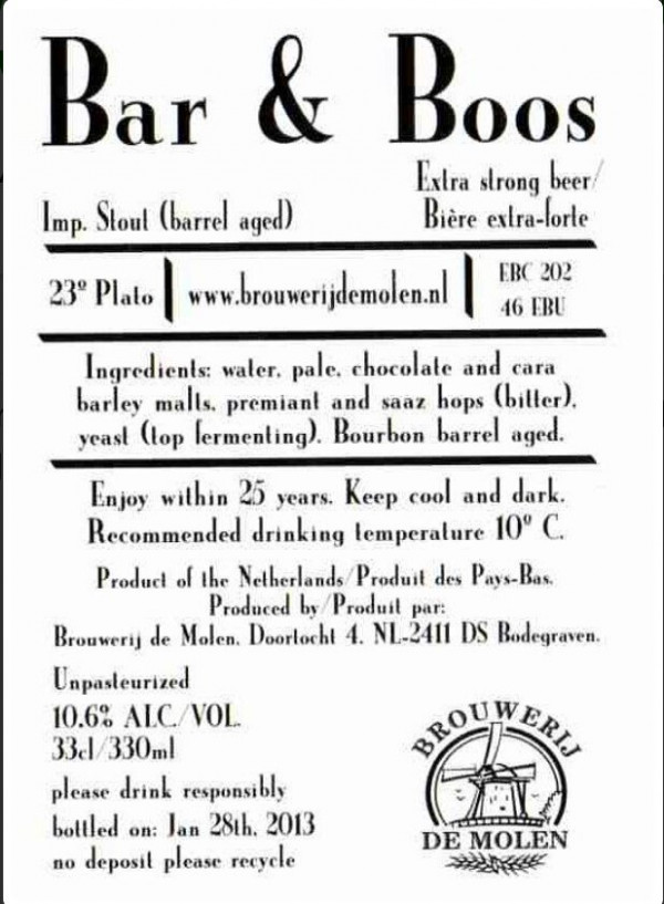 Brouwerij De Molen Bar & Boos