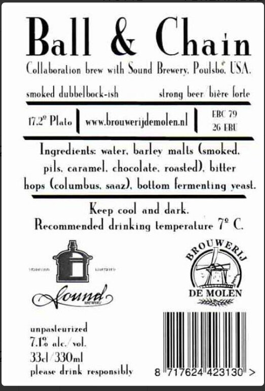 Brouwerij De Molen Ball & Chain