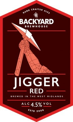 Backyard Brewhouse Jigger Red