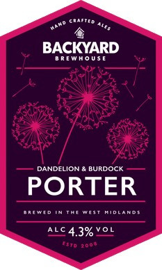 Backyard Brewhouse Dandelion & Burdock Porter