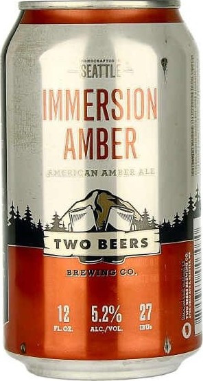 Two Beers Brewing Co. (Eclor-Agrial) Immersion Amber Ale