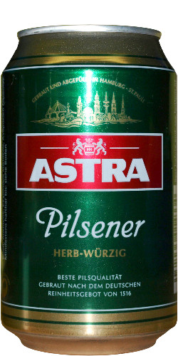 Bavaria-St.Pauli Brauerei Astra Pilsener