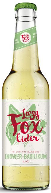 Lazy Fox Cider Ingwer-Basilikum