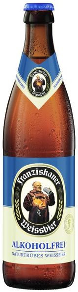 Spaten-Franziskaner-Bräu Franziskaner Alkoholfrei Naturtrübes Weissbier