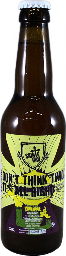 Sainte Cru - Brasserie Sainte Crucienne Don't Think Twice, It's All Right