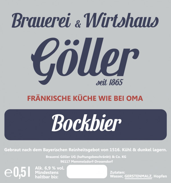 Brauerei Göller Bock / Bockbier
