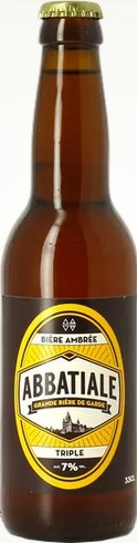 Brasserie des Sources L' Abbatiale Triple Ambrée (prev. Abbatiale de St-Amand Ambrée)