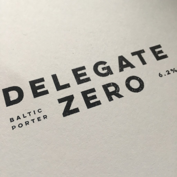 Zapato Brewery Delegate Zero Version 1