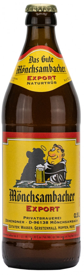 Brauerei Zehendner (Mönchsambacher) Export Naturtrüb