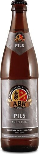 Aktienbrauerei Kaufbeuren Pils Anno1907 / ABK Pilsner