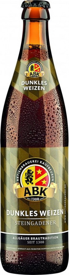 Aktienbrauerei Kaufbeuren Dunkles Weizen Steingadener