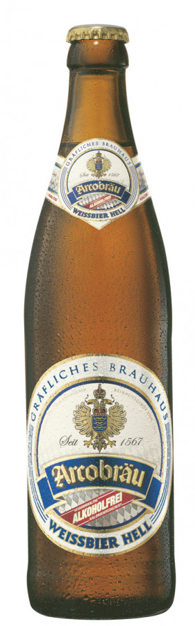Arcobräu Gräfliches Brauhaus Weissbier Hell Alkoholfrei