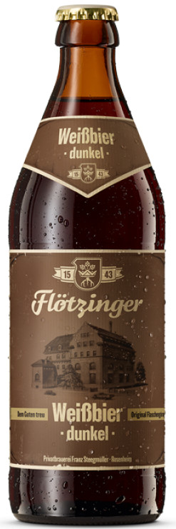 Privatbrauerei Franz Steegmüller (Flötzinger) Weißbier Dunkel