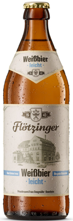 Privatbrauerei Franz Steegmüller (Flötzinger) Leichte Weisse