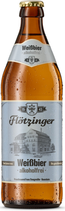 Privatbrauerei Franz Steegmüller (Flötzinger) Weißbier Alkoholfrei