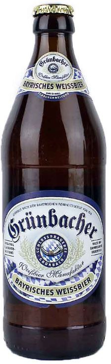 Schlossbrauerei Grünbach Bayrisches Weissbier