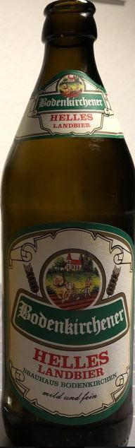 Hohenthanner Schlossbrauerei Bodenkirchener Helles Landbier