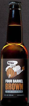 Triton Brewing Company Four Barrel Brown