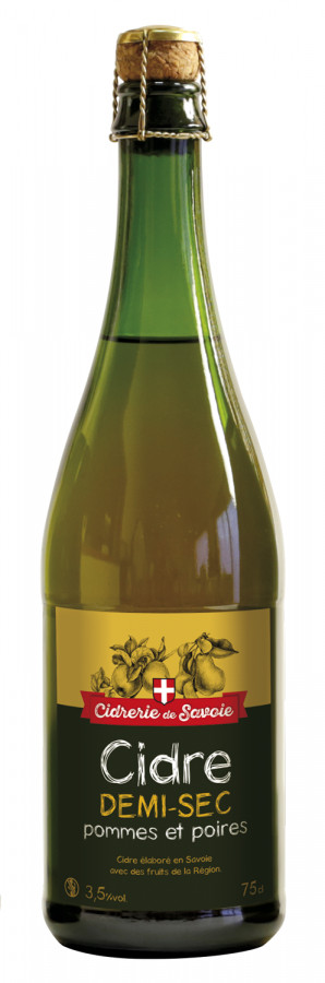 Cidrerie de Savoie Cidre de Pommes & Poires Demi-Sec