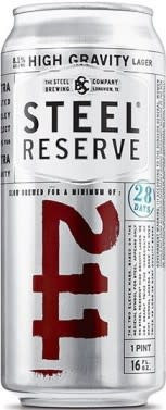 Miller Brewing Company Steel Reserve 211 High Gravity