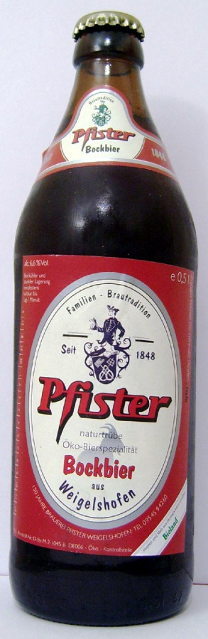 Brauerei Pfister Bockbier