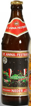 Brauerei Neder St. Anna Festbier