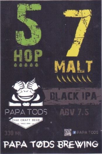 Pa Pa Tods 5 Hop 7 Malt