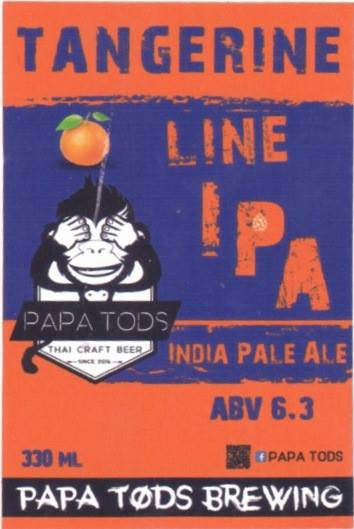 Pa Pa Tods Tangerine Line IPA