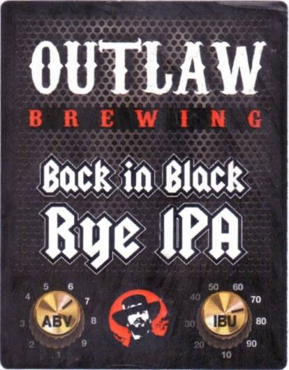 Outlaw Brewing Back in Black