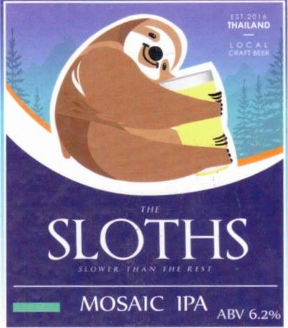 Sloths Beer Mosaic IPA