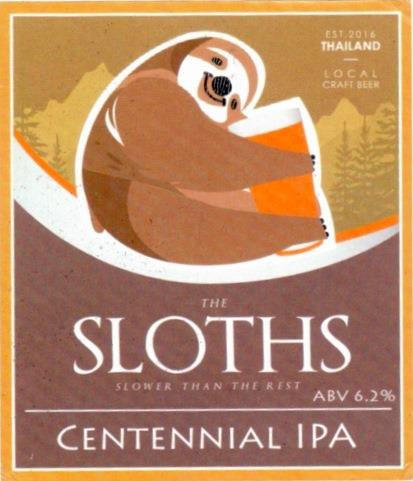 Sloths Beer Centennial IPA