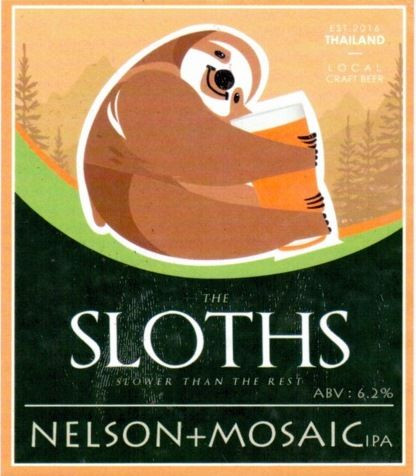 Sloths Beer Nelson and Mosaic IPA