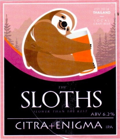Sloths Beer Citra and Enigma IPA