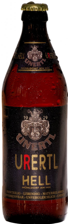Brauerei Unertl Urertl Hell