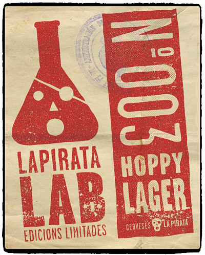 Cerveses La Pirata Lab Nº 003 Hoppy Lager