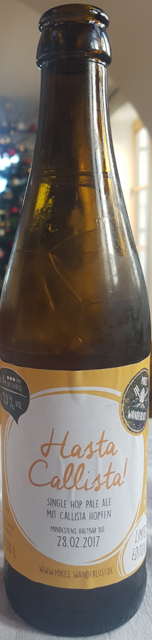 Brauerei Wilhelm Krieger Mikes Wanderlust Hasta Callista