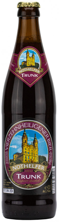 Brauerei Trunk (Vierzehnheiliger Nothelfer) Urdunkel Export