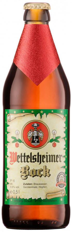 Brauerei Strauss (Wettelsheimer) Dunkler Bock