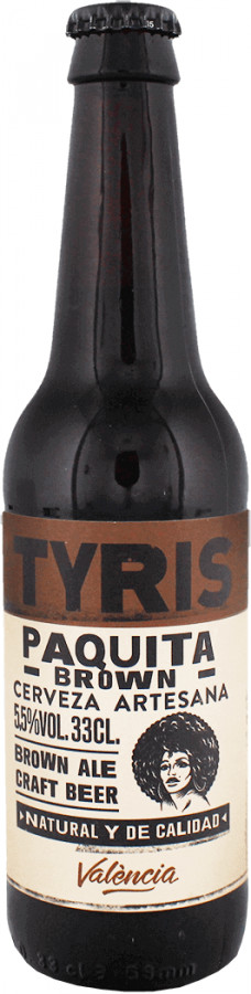 Cerveza Artesanal Tyris Paquita Brown