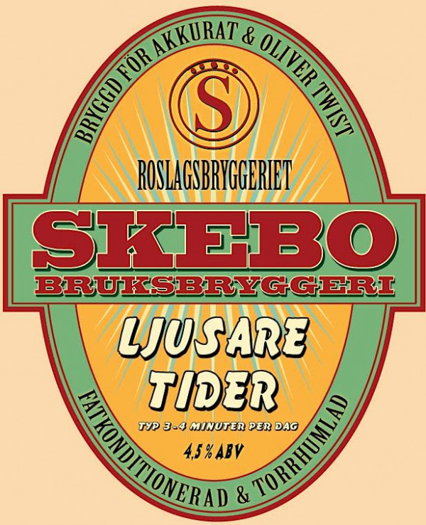 Skebo Bruksbryggeri Ljusare Tider