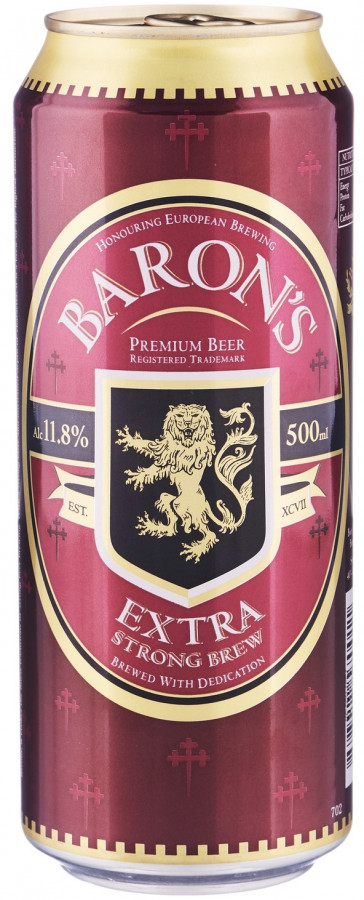 Heineken Asia Pacific Breweries Barons Extra Strong Brew